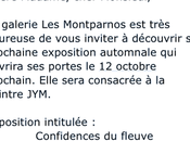 Galerie Montparnos exposition JYM- Confidences fleuve Octobre Novembre 2023.