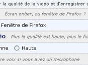 Capture Fox: plugin Firefox pour réaliser screencast