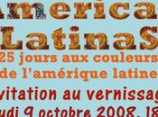 agendas vernissage d'AmericaS LatinaS 9/10/08 partir