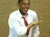 Obama Cain Battle Dance Floor