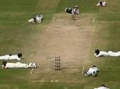 Accident essaim d'abeilles envahit stade interrompt match cricket