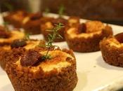 Pour fêtes: mini Bouchées soufflées foie gras crôute spéculoos figue confite miel