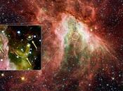 nébuleuse Oméga infrarouge observée télescope Spitzer