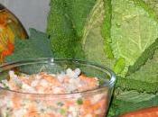 Nems choux vert saumon petits légumes
