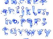 Blue Plastic Font