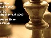 Annonce tournoi d'échecs Paris avril 2009