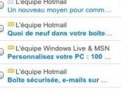 site mobile Hotmail s’adapte l’iPhone.