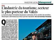 "L'industrie tourisme, secteur plus porteur Valais"