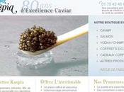 e-commerce luxe Caviar Kaspia