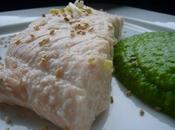 Saumon mousseline petits pois wasabi