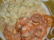 crevettes paprika poivre rose