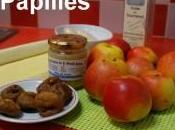 Tarte compote pommes, figues boudins blancs