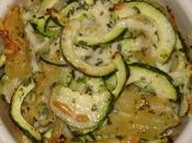 Gratin courgettes pennes