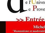 Romantisme modernité, conférence Michel Guérin