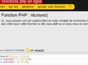 phpFontions, bibliothèque fonctions ligne