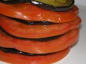 Mille-feuilles d'aubergines, tomates mozzarella Néroliane