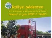 Rallye pédestre gratuit dans Parc Villette juin 2009.