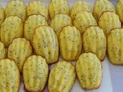 Mini madeleines citron/pavot