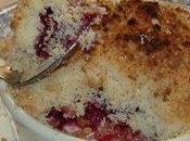 Crumble framboises golden amandes