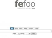 Fefoo, moteurs recherche seule page