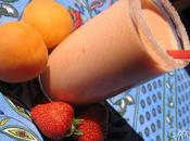 Smoothie abricot-fraise
