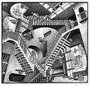 station Velib dessinée Escher