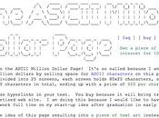 ASCII Million Dollar Page