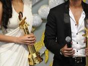 Katrina kaif Shahid Kapoor reçoivent "Rajiv Gandhi Awards"