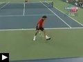 Tennis: Roger Federer réussi coup magnifique l'US Open 2009-video