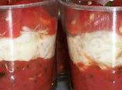 Verrines fraîcheur tomates chèvre frais... Mise bouche nostalgie estivale!