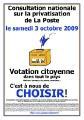 droite tente d’étouffer votation citoyenne Poste