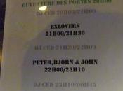 Review Concert Peter Bjorn John Ex-Lovers Ubu, Rennes 17/10/09