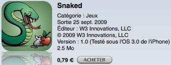 Snaked petit serpent veut devenir grand