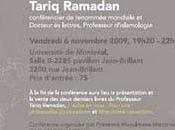 Visite Tarik Ramadan l'université Montreal