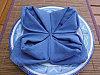 Pliage serviette lotus