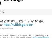 balance Withings tweet votre poids