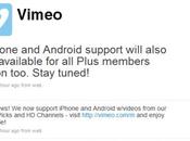 Vimeo arrive Iphone Android