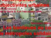 Colloque "Etat contemporain subjectivités urbaines"