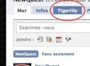 TigerLily Pour créer propre page Facebook...