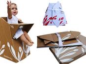 belkiz feedaway cardboard baby high chair