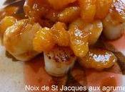 Noix Saint Jacques agrumes