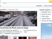 Actubuzz décembre “Paris sous neige” photos homepage Yahoo