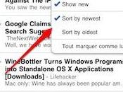 Google Reader mobile: nouvelles fonctionnalités, nouveau look