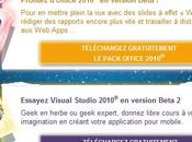 Noël selon Microsoft Office 2010 Visual Studio béta…