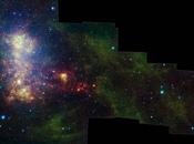 L’intimité galaxie Petit Nuage Magellan observée télescope Spitzer