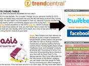 Comme Trendcentral, indiquez votre présence réseaux sociaux