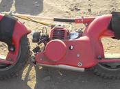 Insolite Moto-Scooter.