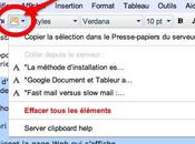 Google Documents: copier-coller texte avec nouveau Presse-papiers serveur