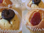 muffins pour goûter, fraises choco-menthe
