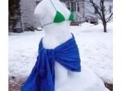 Insolite: femmes neige doivent être couvertes